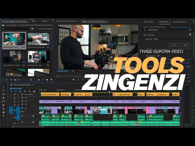IGA GUKORA VIDEO MURI PREMIER PRO 02 | SOBANUKIRWA AMA Tools YOSE AKORESHWA MURI PREMIER PRO