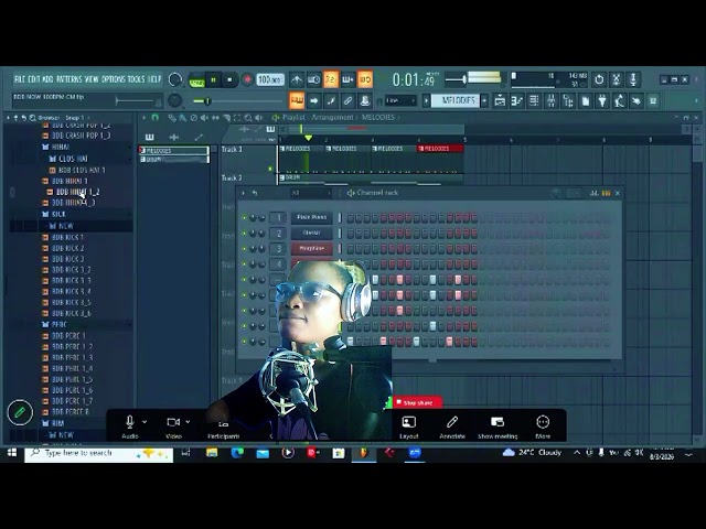 Making an afrobeat with stock plugins from start to finish in fl studio 