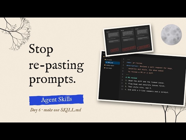 Turn Your Best AI Prompt Into a SKILL.md (Agent Skills)