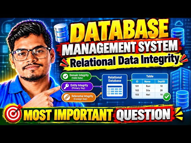 Types of Integrity Constraints in DBMS | Domain, Entity & Referential Integrity | Degree Classes