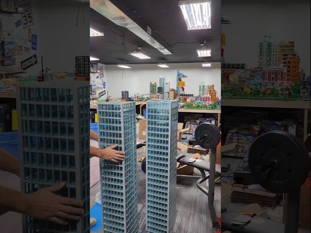 Massive 10 ft Tall Lego Skyscraper