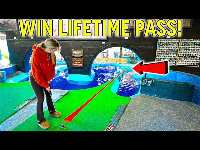 Hole In One WINS Lifetime Pass! Must Play Course!