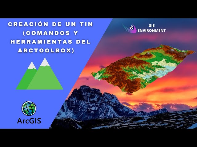 Formas de Crear un TIN (Comandos y Herramientas del ArcToolBox)  🌅🗻⚙