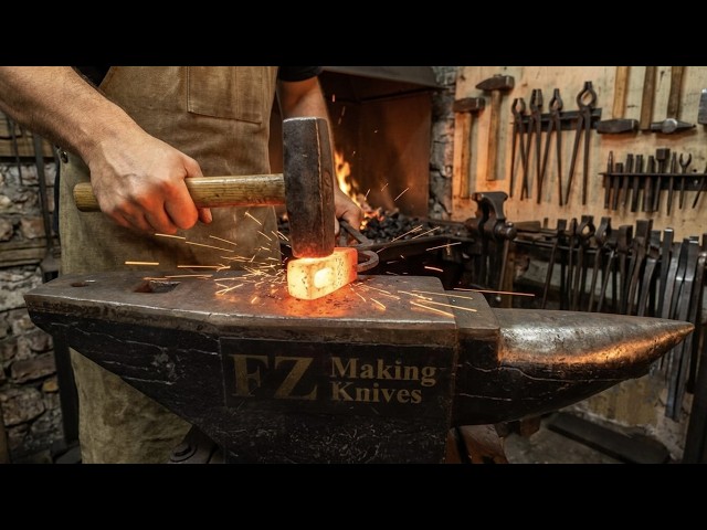 I tried making the sharpest knife out of an old hammer.