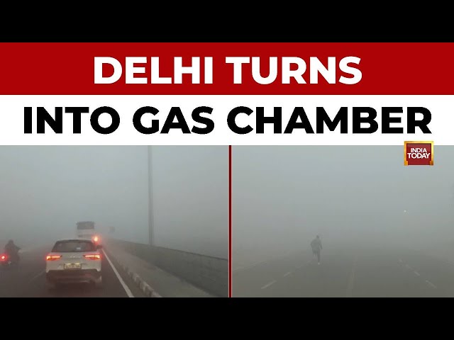 Delhi Air Quality Turns Severe As Dense Smog Engulfs Capital; GRAP-4 Imposed | India Today News
