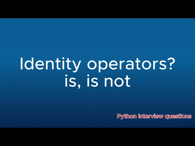 Python interview questions and answers part-2