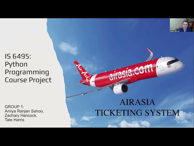 AirAsia Ticketing System – Python & SQLite Airline Management Application