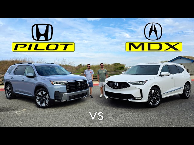 WORTH THE EXTRA MONEY?? -- 2026 Acura MDX vs. 2026 Honda Pilot: Comparison