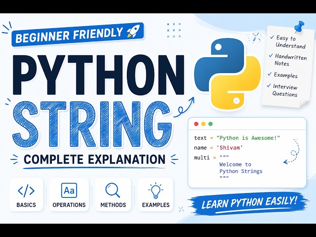 Strings in Python in Part 1 || Python Tutorial