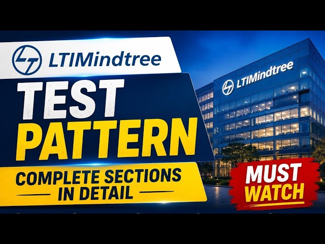 LTIMindtree Test Pattern 2026 | Java + React Full Exam Breakdown 🔥 5 Sections Explained (MUST WATCH)