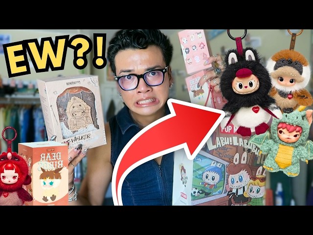 Buying Pop Mart's NEW UGLIEST Plushies... Dear Birds and Hirono