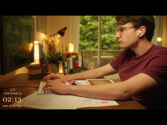 5-HOUR | Study With Me | Deep work, One break