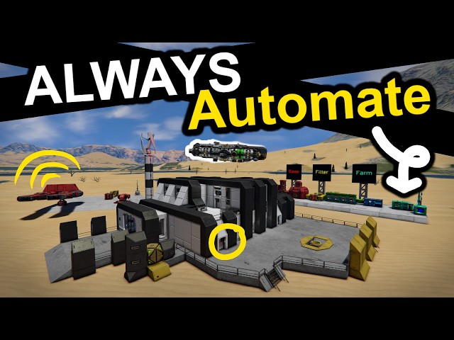 Top 5 Survival Automations!  (Space Engineers Tutorial)