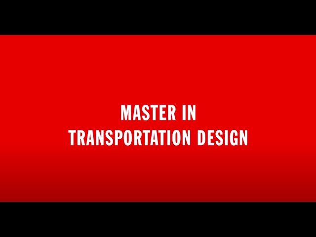 Transportation Design - sub ENG | Master Course - IED Torino
