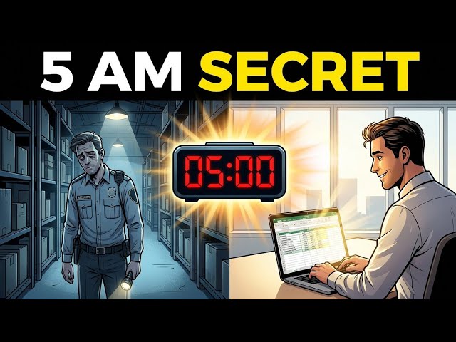 From Hopeless Night Guard to Lead Accountant: The Power of 5 AM 😱