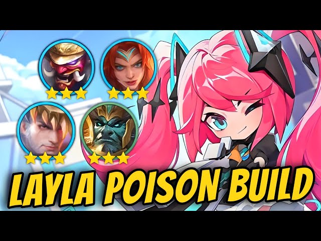 MYTHICAL GLORY LAYLA POISON DAUNTLESS DRAGONCALLER!! BEST SYNERGY!! MAGIC CHESS GO GO 