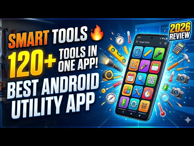 Smart Tools App Review 2026 | 120+ Useful Tools in One App 🔥 | Best Android Utility App