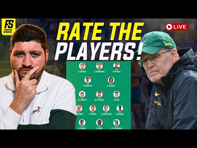 Rate the Players: Springboks vs Wallabies Player Ratings | Rate Every Bok!