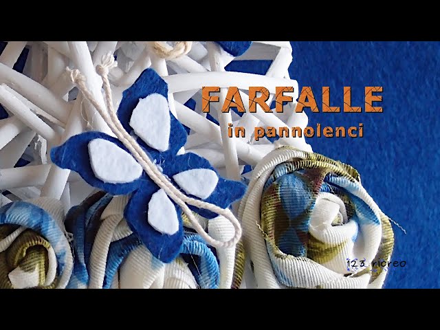 Come fare le farfalle con il pannolenci. Semplicissimo!