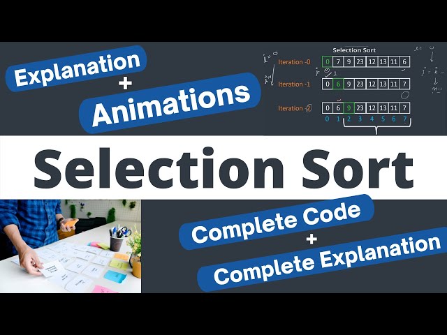 Selection Sort || Sorting Algorithm ||Techies Code ||