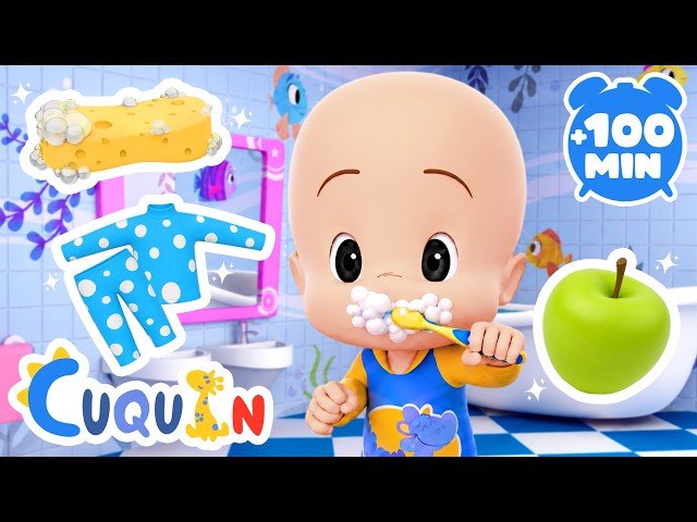 Wash Up & Brush Your Teeth! 🧼 Hygiene & Preschool Songs with Cuquin