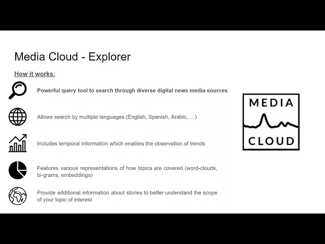 What is Media Cloud Data and How to use it - Explorer