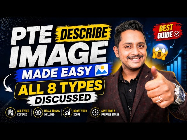 Master PTE Describe Image in 10 Minutes (All 8 Types)