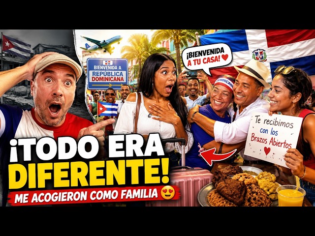CUBAN woman arrives in DOMINICAN REPUBLIC... and her FIRST DAY leaves her IN SHOCK