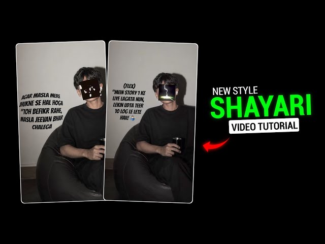 Most Viral Attitude Shayari Video Editing | Trending Shayari Tutorial 2026