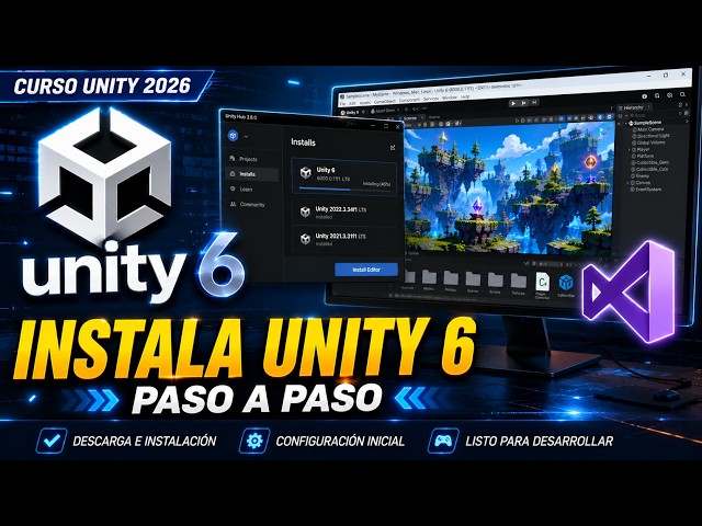 How to Install Unity 6 and Visual Studio | Unity Course From Scratch #2