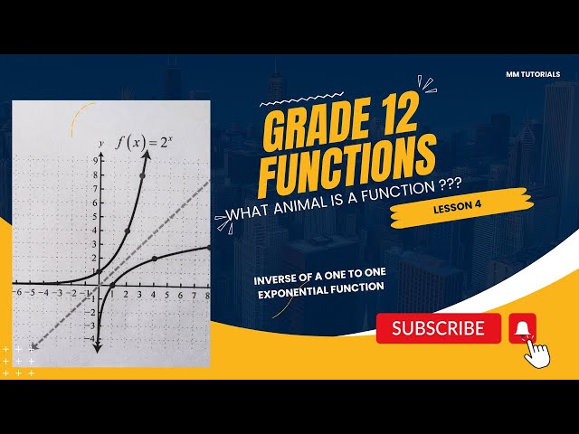 Inverse of an Exponential function [Grade 12 Mathematics]