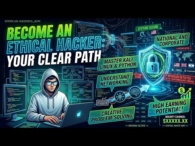 Master Ethical Hacking: Kali Linux, Python & Cyber Security