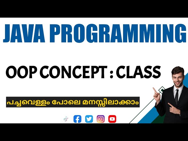 Java|Oop concept|Class|malayalam|calicut_university|bca/bsc_cs fifth semester