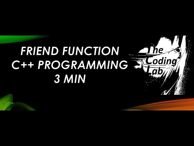 FRIEND FUNCTION in c++ programming definition &nexample || with jabra fan