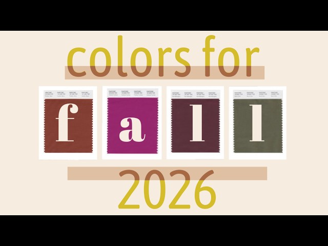 Las tendencias de color para el otoño de 2026 que puedes empezar a usar ahora