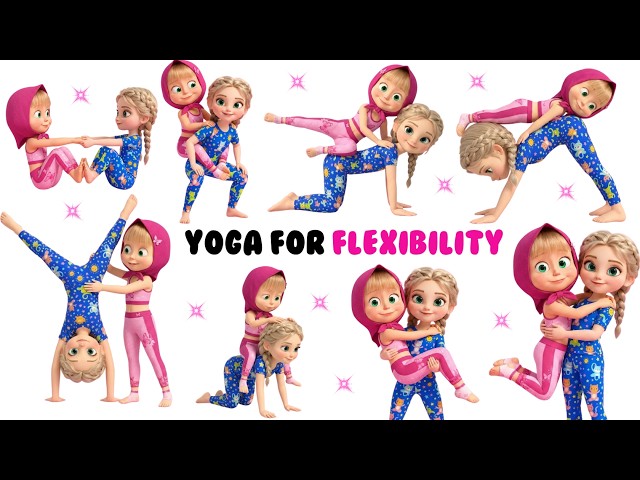 Great Full Body Partner Yoga for Kids | Easy Flexibility & Strength Routine