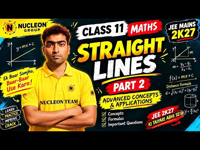 Straight Lines (Part 2) | Advanced Formulas, Angle & Distance Tricks | JEE 2K27