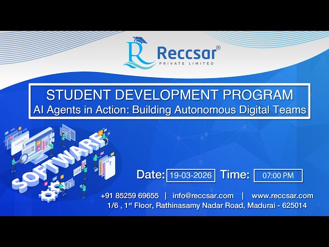 RECCSAR AI AGENTS SDP - 1