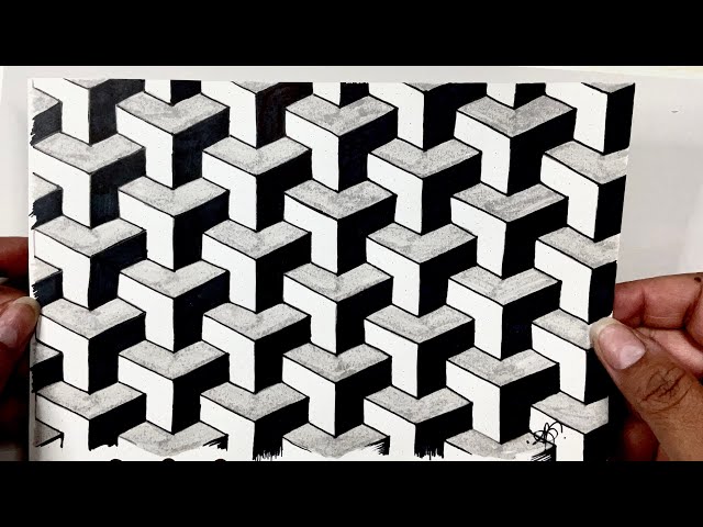A Sea of Corners | Drawing a Geometric Pattern