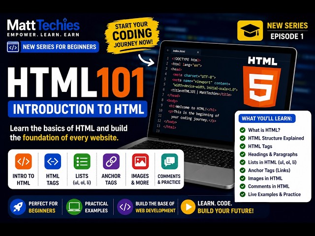 Html 101:  Introduction to Html