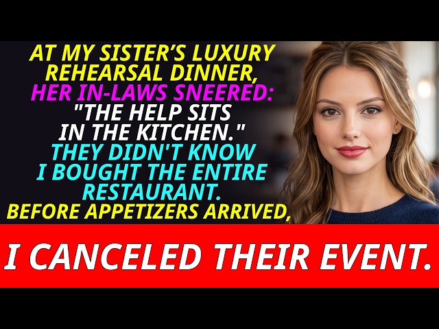 My Sister’s Snobby In-Laws Made Me Sit In The Kitchen—Then I Canceled Their $50K | Her Silent Truth