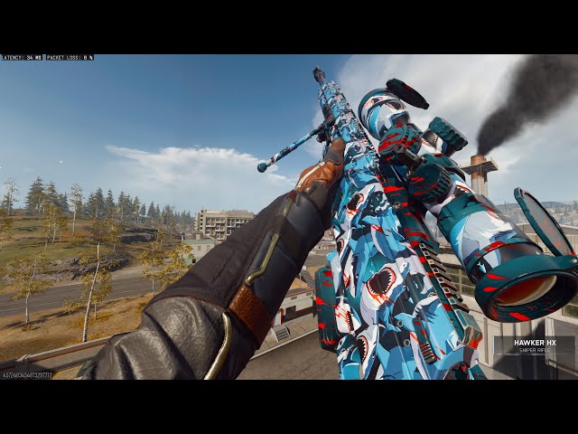 COD Warzone Solo New Gun HAWKER HX Gameplay(No Commentary)