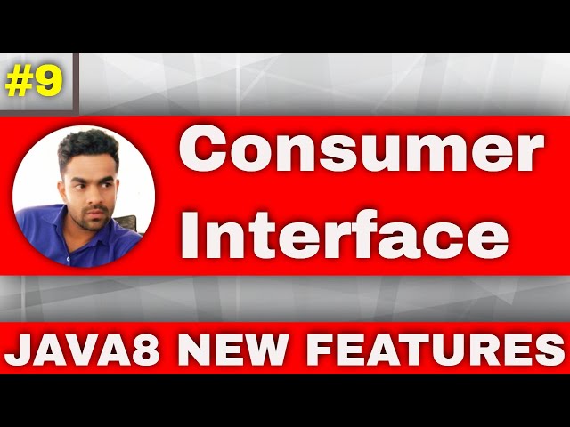Explain about consumer interface | Consumer interface example | Consumer interface in java.