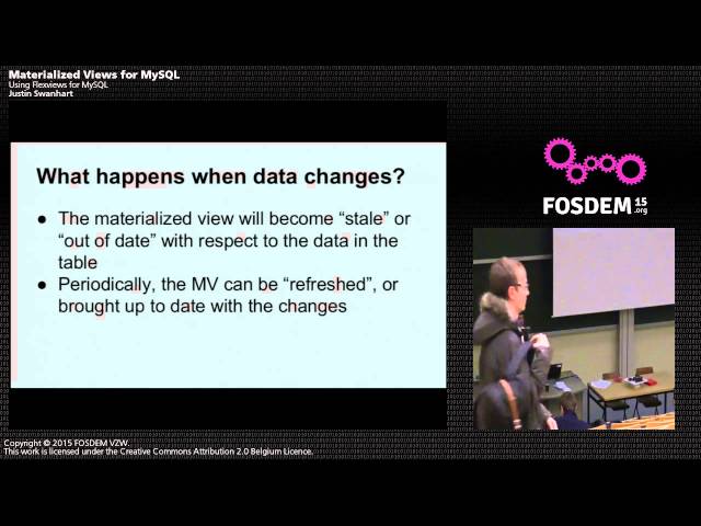 FOSDEM 2015 - Developer Room - Mysql And Friends - Flexviews