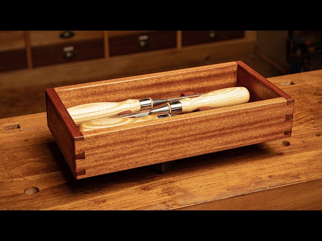 From Rough Lumber to Chisel Box | Hand Tool Woodworking