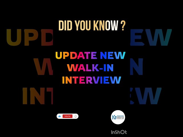 🚨 WALK-IN INTERVIEW | SOFTWARE ENGINEER | COIMBATORE