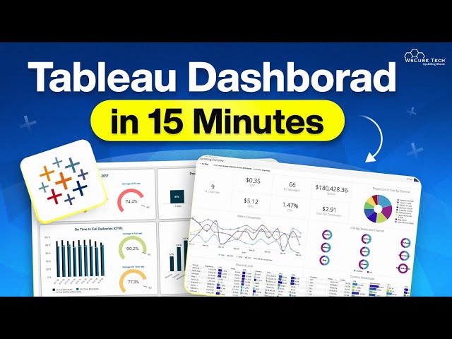 Make an Awesome TABLEAU Dashboard in Just 15 Minutes