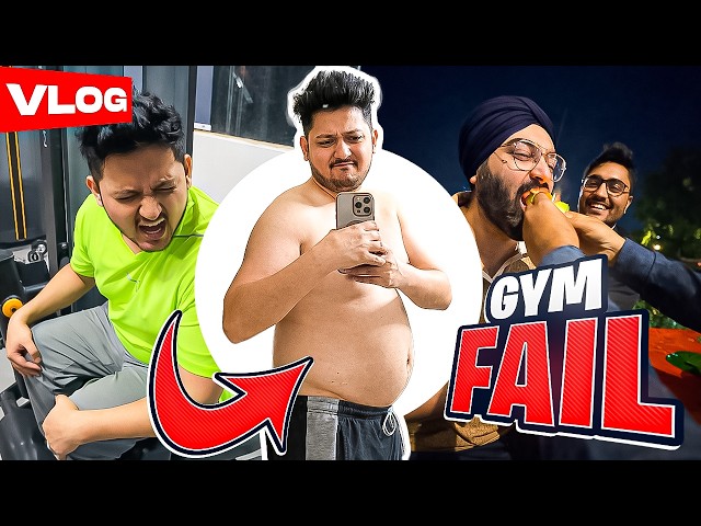 Workout kam, bakchodi zyada | day 1 transformation vlog ft. Delhi Gang