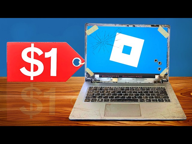 I Optimized a $1 Laptop for Roblox