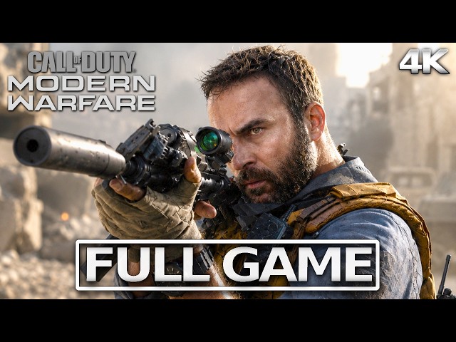CALL OF DUTY: MODERN WARFARE  Full Gameplay Walkthrough / No Commentary【FULL GAME】4K Ultra HD